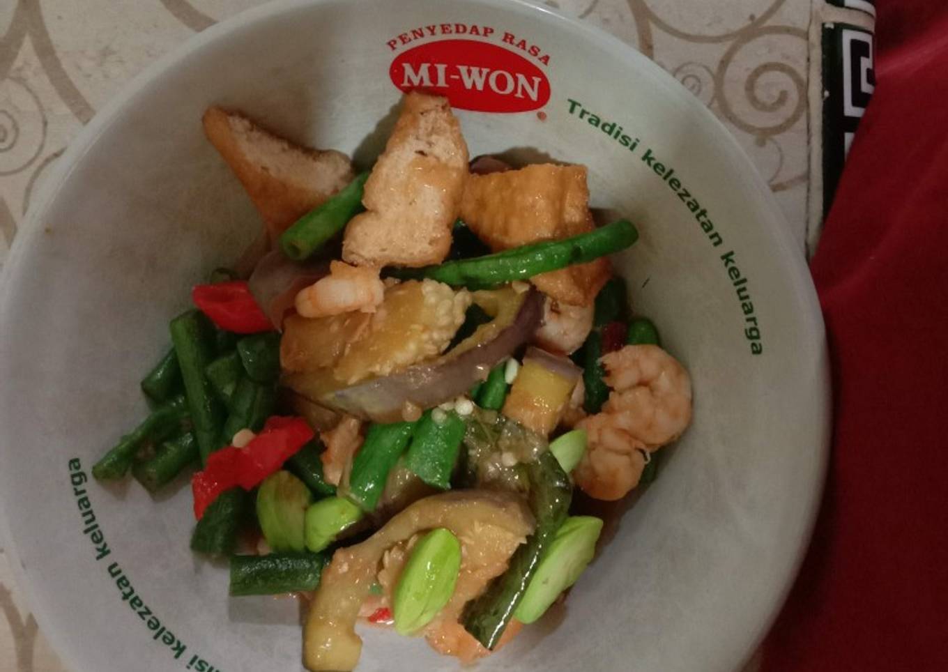 Oseng Kacang Panjang Udang Pete