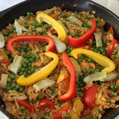 Vegan Paella A picture of Vegan Paella.