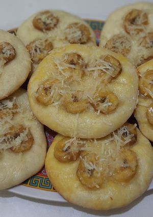Foto resep Pizza piskeju😋 (pisang, susu, keju)
