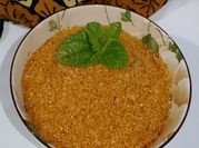 Gambar serundeng kelapa pedas manis