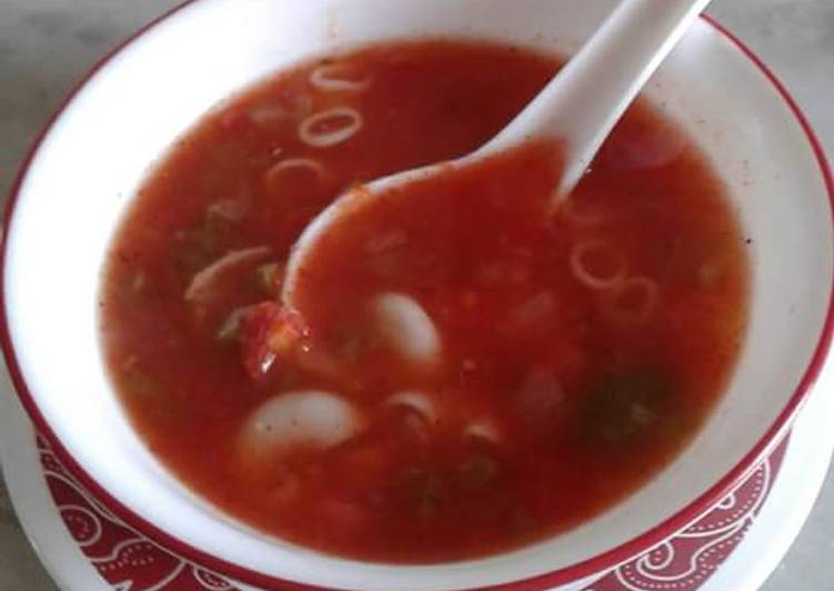 Pasta vegetable soup