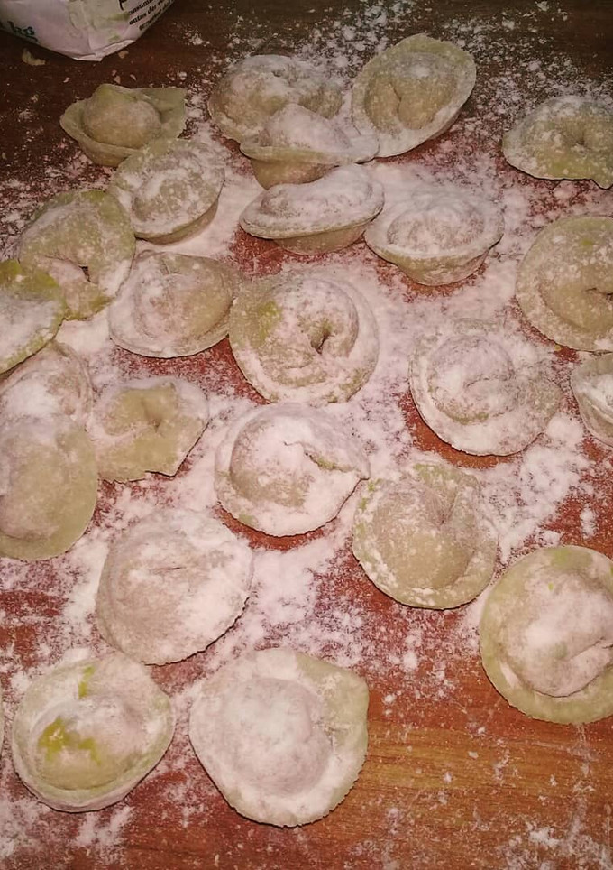 Una foto de Pasta casera rellena