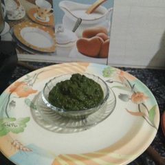 A picture of Methi ki Chatpti chutney.