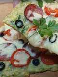 Light ZUCCHINI PIZZA. One of the most delicious zucchini recipes!