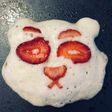 Hot cakes con frutilla