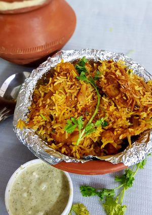 A picture of Jackfruit Biryani.