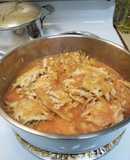 Tortitas de pechuga en salsa de jitomate