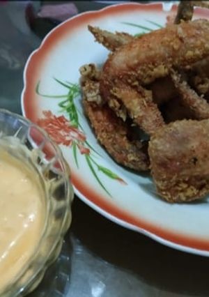 Foto resep Sayap goreng telur