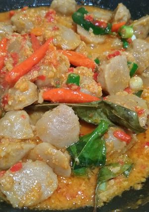 Foto resep Sambal goreng baso mercon