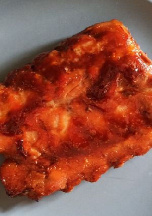 Una foto de Costillas BBQ miel