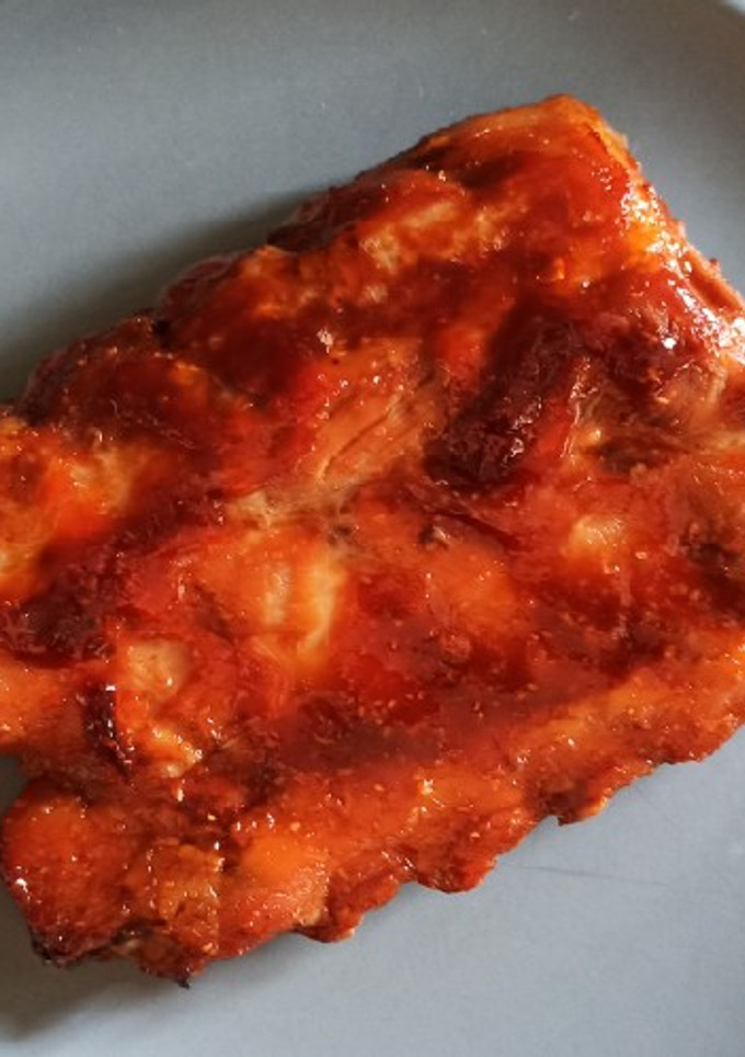 Una foto de Costillas BBQ miel