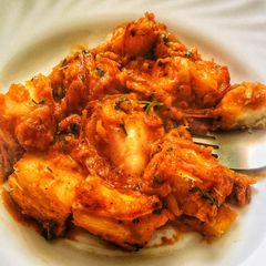 A picture of Boil and fry cassava.