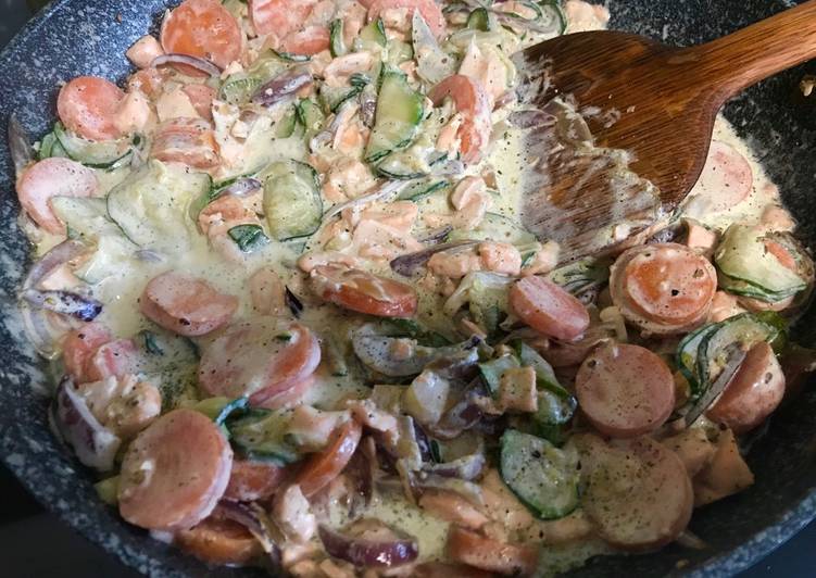 Recipe of Super Quick Homemade Salmon Pie