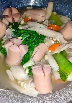 Foto resep Sop Jamur Sosis