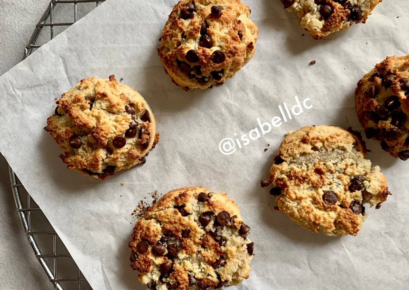 143. Soft Baked Almond Flour Choco Chip Cookies (Gluten Free)