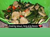 Oseng caisim baso simple