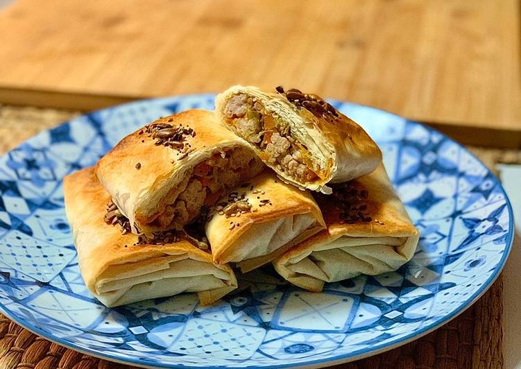 Rollitos primavera sin freír (a mi manera)