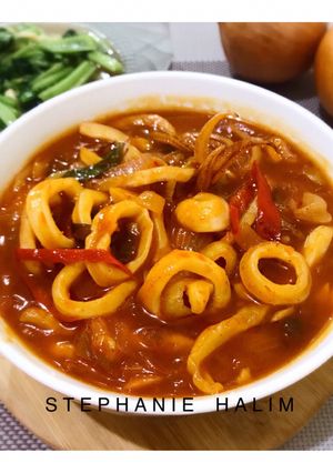 Foto resep Cumi Saus Padang