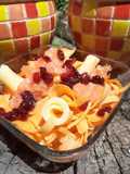 Ensalada de zanahoria, pomelo y cranberries