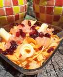 Ensalada de zanahoria, pomelo y cranberries