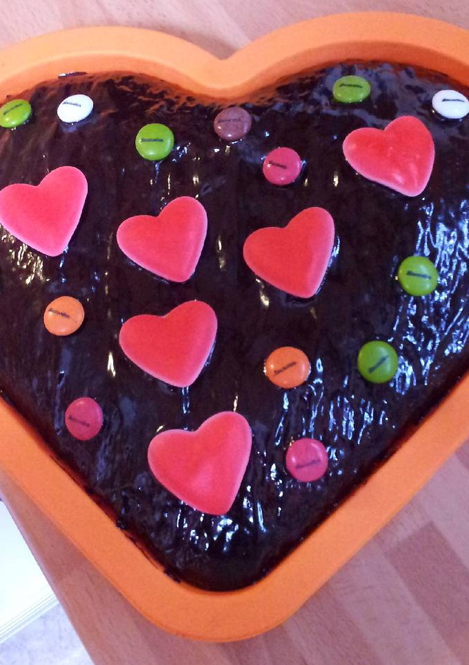 Una foto de Pastel de chocolate