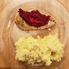 A picture of Cranberry Sauce Chicken.