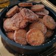 Galletas rellenas fritas