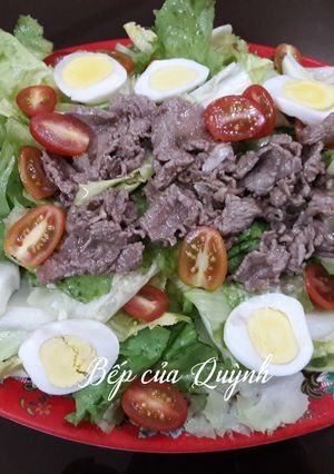 Hình của món Salad trộn thịt bò.