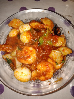 Foto resep Sambal Udang, bakso ikan n telur puyuh