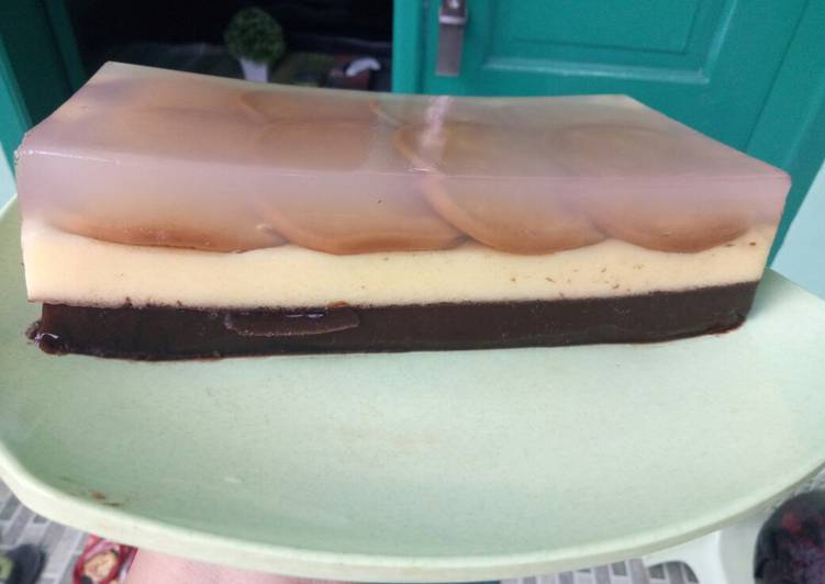 Bumbu Pudding marie 3 layer #yummieee😊😊😊 | Cara Membuat Pudding marie 3 layer #yummieee😊😊😊 Yang Bisa Manjain Lidah