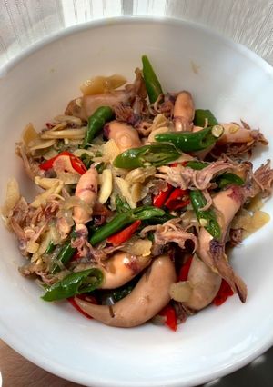 Foto resep Cumi Asin Cabe Ijo