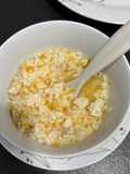 Sopa de arroz y pollo (BLW)