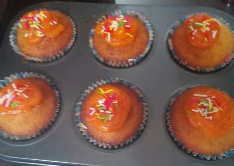 Recipe of Any-night-of-the-week Orange cup cakes