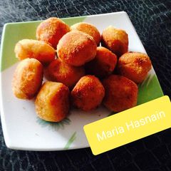 A picture of Potato Corn Balls #ramadankitayari #fastfood.