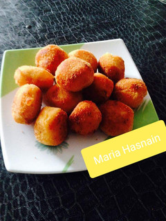 A picture of Potato Corn Balls #ramadankitayari #fastfood.
