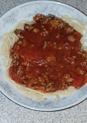 Zdjęcie przepisu SOS: Spaghetti bolońskie.