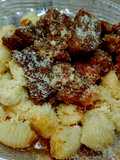Ñoquis de papa con salsa