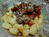 Ñoquis de papa con salsa