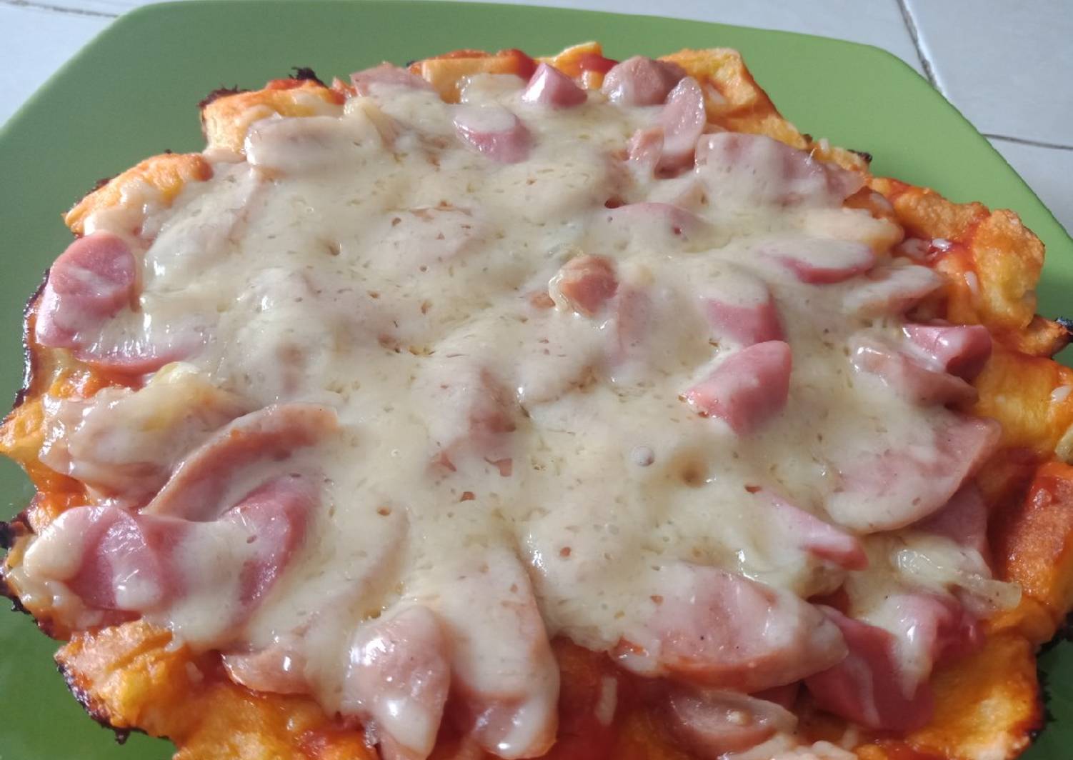 Resep Pizza roti  tawar anti gagal  oleh Umi Rusydah Ilmiyah 