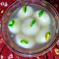 A picture of Sponge rasgulla recipe.