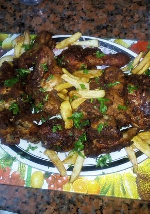 صورة لوصفة دجاج مقلي