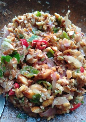 Foto resep Sambal kacang (asam kacang)