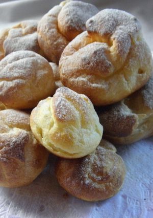 Una foto de Masa bomba o paté a choux con manteca o aceite