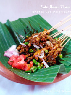 Foto resep Sate Jamur Tiram (Oyster Mushroom Satay)