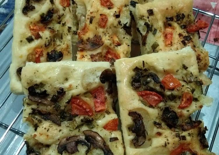 Bagaimana Menyiapkan Focaccia Bread roti favorit Italiano yang Enak