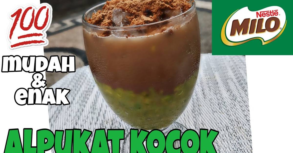 57 resep alpukat kocok milo enak dan sederhana - Cookpad