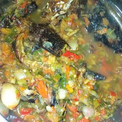 A picture of Dried Fish Pepper Soup.