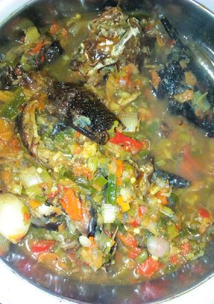 A picture of Dried Fish Pepper Soup.
