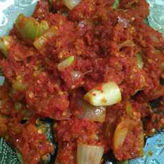 รูปของ Ikan kembung balado