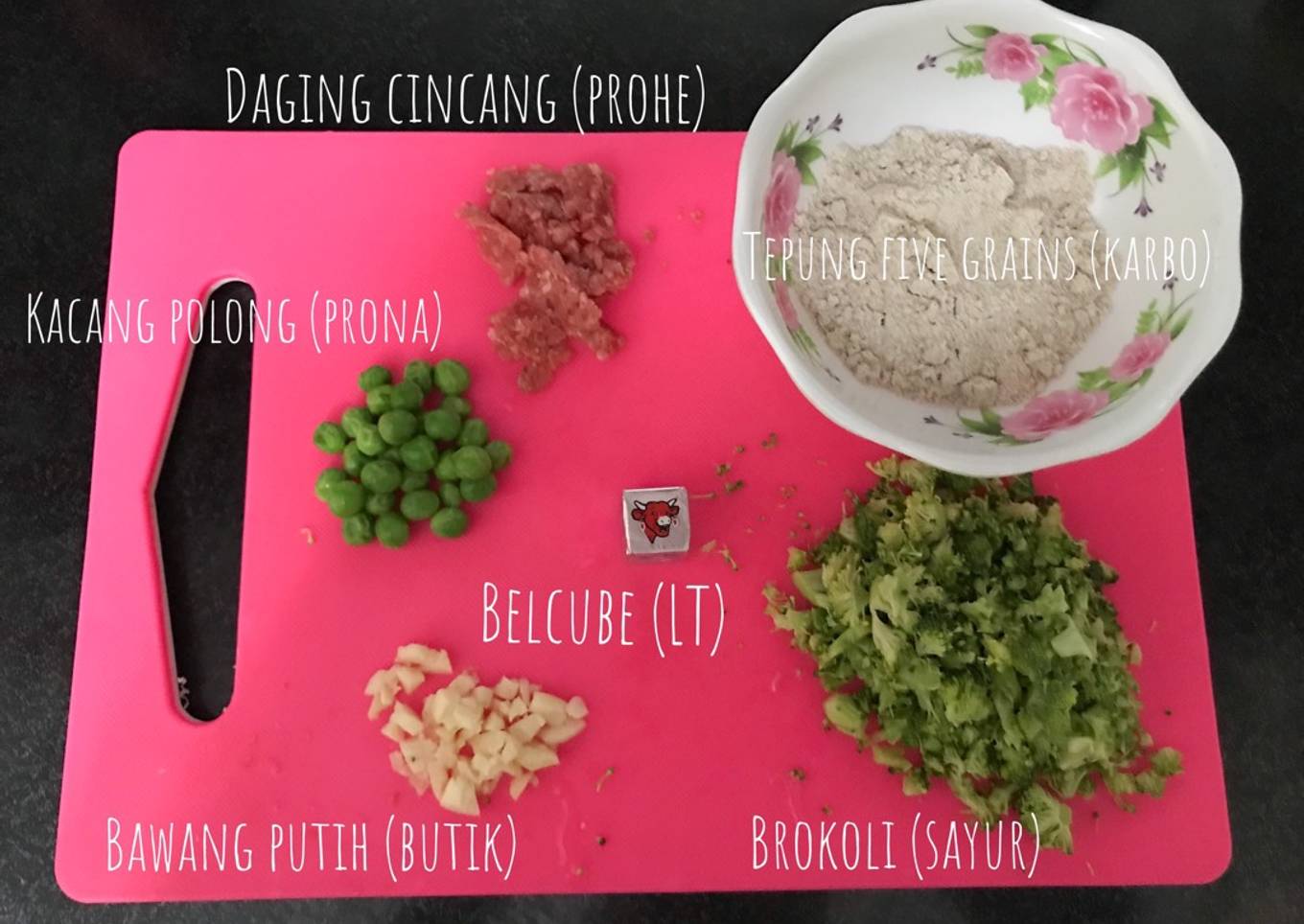 Resep MPASI 6M menu 4⭐️ Bubur Daging cincang